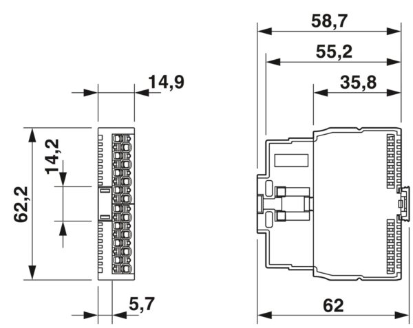 1088127 Phoenix Contact | Module E/S - AXL SE DI16/1
