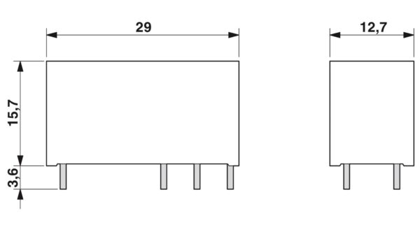 2906287 Phoenix Contact | REL-MR-BL-230AC/21-21 - Relais individuels