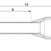 3200904 PHOENIX CONTACT | AI 1 - 8 RD -1000 - Embout