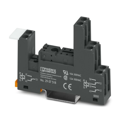2907518 Phoenix Contact | Socle pour relais ECOR-1-BSC3/2X21 - Relay base