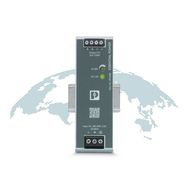 2910586 PHOENIX CONTACT | Alimentation ESSENTIAL-PS/1AC/24DC/120W/EE