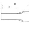 3200917 PHOENIX CONTACT | AI 1,5 - 8 BK -1000 - Embout